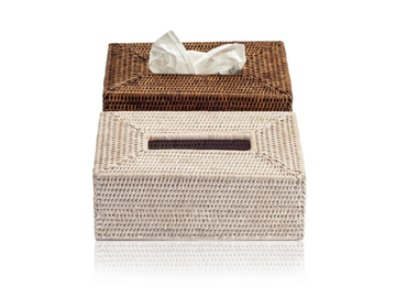 BASKET KBX - Countertop rattan hand towel dispenser by DECOR WALTHER - view 2